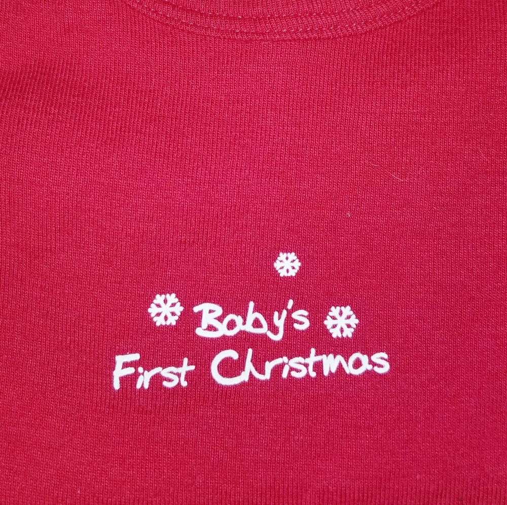 Baby's First Christmas Onesie 1st 💲3 for $20🛒